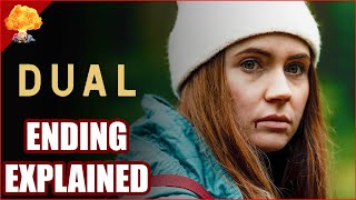 DUAL 2022 ENDING EXPLAINED  Thriller Comedy Film [upl. by Bonnette]