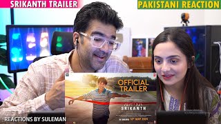 Pakistani Couple Reacts To SRIKANTH Trailer  Rajkummar Rao  Sharad  Jyotika  Alaya [upl. by Sutniuq270]