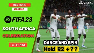 HOW TO TRIGGER THE TSHABALALA SOUTH AFRICA CELEBRATION IN FIFA 23 IN GAME  EASY TUTORIAL [upl. by Corri]