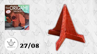 2708  Spaceship  Easy ORIGAMI Calendar 2024 [upl. by Treblih743]