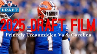 Film Room Princely Umanmielen Vs South Carolina [upl. by Nikolia]