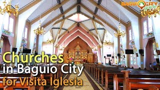 VISITA IGLESIA Churches in Baguio City You Can Visit for the Holy Week  Baguio City Vlog [upl. by Damaris230]