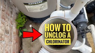 Pool Chlorinator Clog FIX [upl. by Costanzia459]