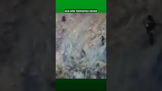 KKB OPM terpantau drone di pinggir perkampungan Hitadipa [upl. by Annahsohs]