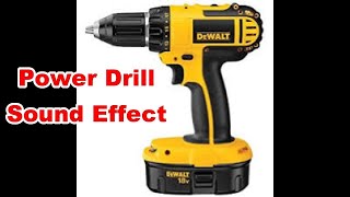 Power Drill Noises Tool Sounds  Film amp Sound Effects No Copyright [upl. by Wilona515]