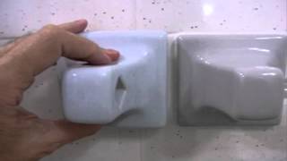 Installing Towel Bar  Grout Mount Type Advanced DIY [upl. by Jorry]