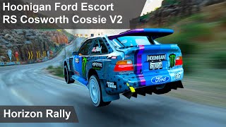 Hoonigan Ford Escort RS Cosworth Cossie V2  Ралли Horizon Ущелья  Forza Horizon 5  Gameplay POV [upl. by Attelahs]