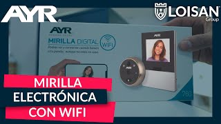 ▶MIRILLA DiGiTal AYR 760 con WIFI y Sensor De Movimiento  ⚠️Este producto ya no lo recomendamos⚠️ [upl. by Skip]