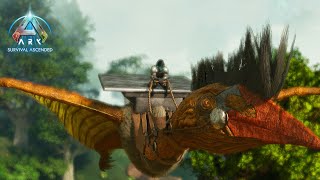 Solo taming a maxlevel Quetzal  Ark Survival Ascended EP29 [upl. by Aizek784]