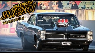 NZ Drag Racing Finest  2024 Wellington Invasion Twilight Race  Complete Event Coverage [upl. by Yahsed94]