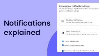 Notifications explained  mondaycom tutorials [upl. by Dnalerb]