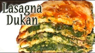 Lasagna de Verduras Dukan  Dukan Vegetable Lasagna  Receta Fase Crucero [upl. by Ettenahc]