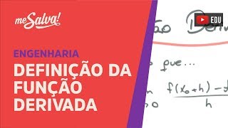 Me Salva DER02  Definição da função derivada [upl. by Oiratnom]