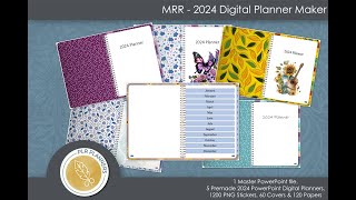 Master Resale Rights – 2024 Digital Planner Maker [upl. by Ymaj]