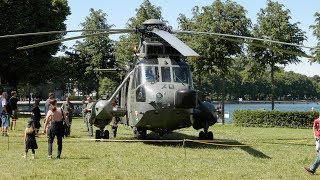 HD Tag der Bundeswehr in Stralsund  SAR 24 Seaking Start  Abschied Tiefer Überflug [upl. by Killy971]