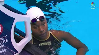 Simone Manuel Gets Beat By Paige Madden in 200m Free Semifinal at US Olympic Trials Jun 16 2024 [upl. by Eidassac677]