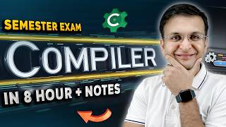 Complete CD Compiler Design in one shot  Semester Exam  Hindi [upl. by Dirgni]