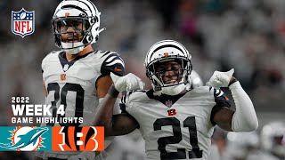 Miami Dolphins vs Cincinnati Bengals  Week 4 2022 Game Highlights [upl. by Charlton]