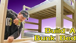 DIY Bunk Bed Easy Strong Inexpensive [upl. by Ahcila836]