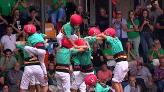 Castellers de Vilafranca  9d9fc  Concurs de Castells 2024 [upl. by Niu]