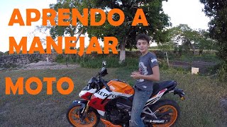 APRENDO A MANEJAR LA MOTO CB190R REPSOL [upl. by Germin]