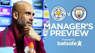 AGUERO IS FIT amp READY  Leicester City v City  Press Conference  Premier League 201718 [upl. by Detta827]