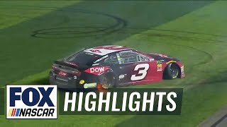 Austin Dillon wins the 2018 Daytona 500 with a lastlap pass on Aric Almirola  NASCAR on FOX [upl. by Netsrijk]