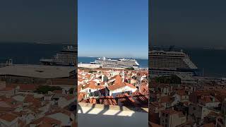 Spectacular Lisbon Miradouro de Santa Luzia portugal travel shortvideo shortfeed video views [upl. by Etireuqram]