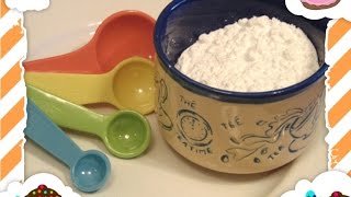 DIY Powdered Sugar Icing Sugar amp Confectioners Sugar For Baking Icing amp Decorating Desserts [upl. by Tammy]