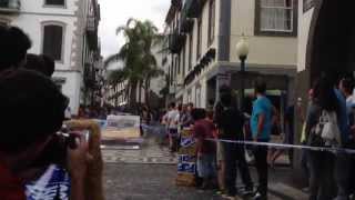 Accident Downtown Funchal  FreeRide Mountain Biking Madeira Island 2014 [upl. by Tewell]