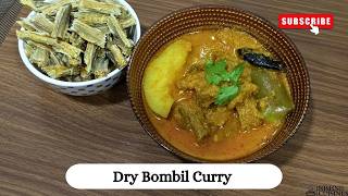 Sukhe Bombil Vangi Kalwan Dry Bombil Curry सुखे बोंबील वांगी कळवण [upl. by Dahsraf785]