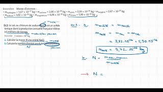 Exercices 2 Seconde  quotCompter des entités chimiquesquot [upl. by Spencer]