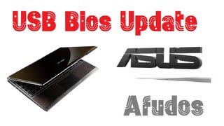 How To Flash Netbook bios with a usb drive AFUDOS Asus HD [upl. by Stanfield]