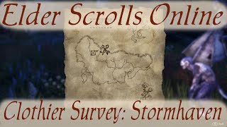 Clothier Survey Stormhaven Elder Scrolls Online [upl. by Meeka]