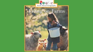 LIVING ON FARMS  Kids Stories Read Aloud  Childrens Read Along  Bobbys Backyard [upl. by Irehc]