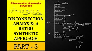 Disconnection Approach  Retrosynthetic Analysis  Part 3 [upl. by Darcee]