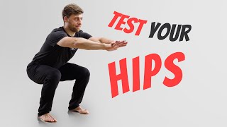 Take the Hip Flexibility Test  Improve Your Squat Lunge amp Sit [upl. by Yekim387]