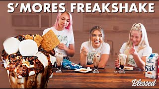 Smores Freakshakes with Daisy Guerrero Cami Petyn and Nastassia Ponomarenko  Blessed Protein [upl. by Miksen]