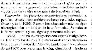 TETRACICLINAS CLORANFENICOL ERITROMICINA Y DIVERSOS ANTIMICROBIANOS EN GOODMAN PARTE 3 CAP 47 [upl. by Cordle]