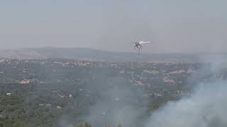 Fire in Coarsegold near the Casino [upl. by Schwing181]