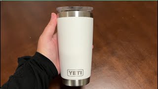 Yeti Rambler 20oz Tumbler  Product Review [upl. by Ner278]