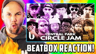 BEATBOX Circle Jam in Central Park NYC ft Vocodah Bizkit Shield CTB amp more REACTION 🔥 [upl. by Nannarb]