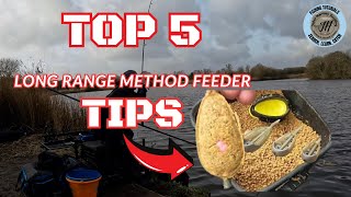 CATCH MORE FISH  TOP 5  LONG DISTANCE METHOD FEEDER TIPS [upl. by Herates970]