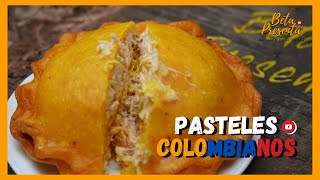 COMO hacer PASTEL de POLLO COLOMBIANO 🍗 PASTELES en AIRFRYER [upl. by Ikkela]