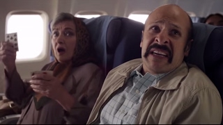 Jimmy Vestvood Amerikan Hero  Plane Scene ft Maz Jobrani travelban [upl. by Nolak]