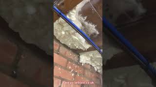 Spray foam insulation removal [upl. by Regan]