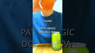 STONE PATIO MAGIC DOUBLE IPA 【Drink IPA】shorts [upl. by Nylidam803]