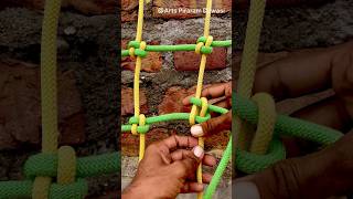 How to tie a knot with a cargo net and climbing net rope [upl. by Mcwilliams661]