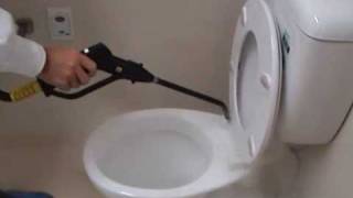 How to Steam Clean Hospital Bathroom Toilets in 4 minutes [upl. by Pandich]