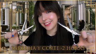 ⭐ASMR 2 HORAS de Barbería y Corte de Cabello💈 Sub Atención Personal Relajante para Dormir [upl. by Kraska]